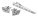 Tahiti cufflink and tie clips set - AP1403-01A - variant Ap 1403-01A