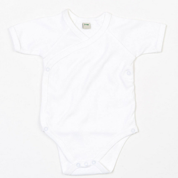 BZ05T Organic Baby Kimono Bodysuit - Detské body