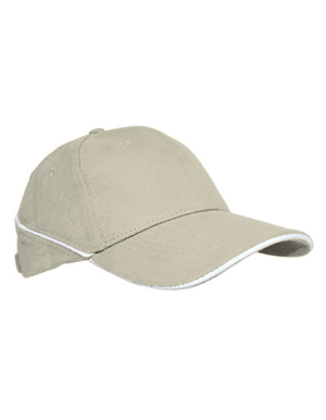 C616S Cap White-Stripe - Šiltovka - Reklamnepredmety