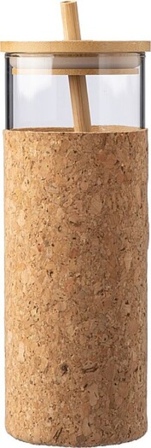 Sklenený jednostenný hrnček Marlies, 450 ml - Reklamnepredmety