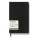 Diár Moleskine 2027 - tvrdé dosky, L, týždenný, horizontálny, čierny — čierna