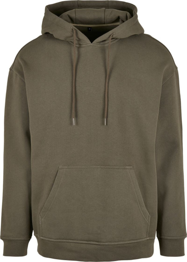 Oversize mikina s kapucňou z ťažkej bavlny