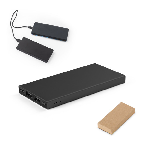 DOROTHY. Powerbanka s kapacitou 5 000 mAh vyrobená zo 100% recyklovaného hliníka