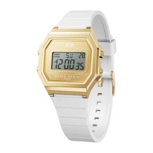 ICE digit retro bielo-zlaté S - Reklamnepredmety
