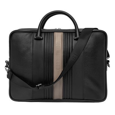 Document bag Delano Taupe & Black