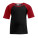 E160 Tričko Raglan - E160-Black-Fire-Red - variant Ls 1000047115