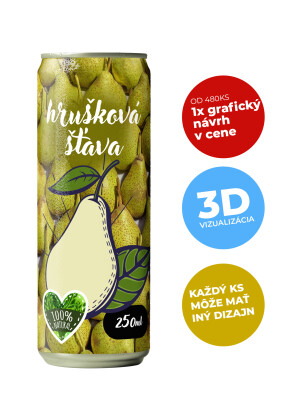 100% ovocná štava 250 ml - Reklamnepredmety
