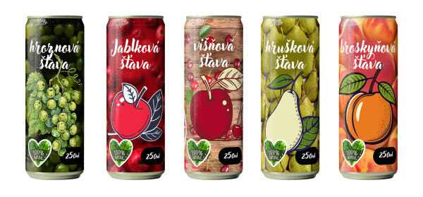 100% ovocná štava 250 ml