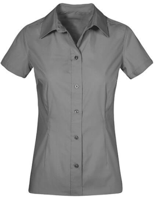 E6305 Women`s Poplin Shirt Short Sleeve - Reklamnepredmety