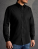 E6310 Men`s Poplin Shirt Long Sleeve - E6310_Black - variant Ls 1000207970