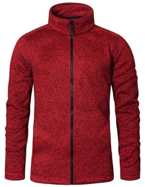 E7720 Mens Knit Fleece Jacket C+ - Reklamnepredmety