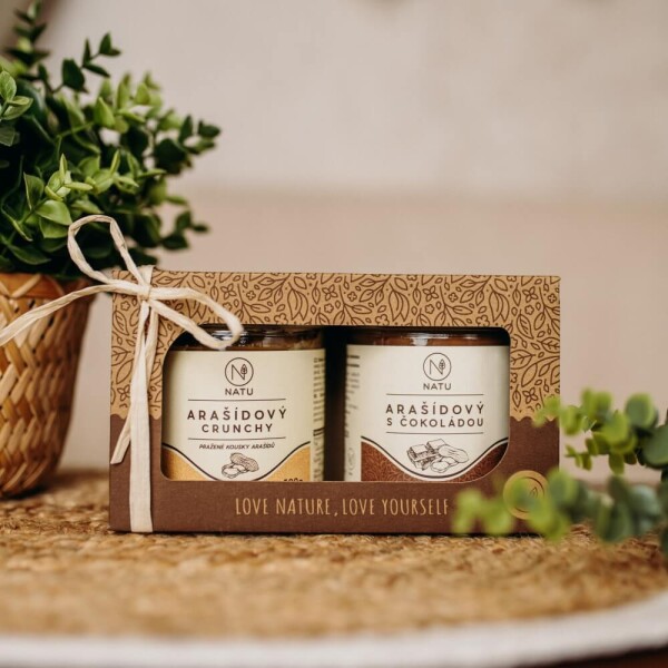 Darčekový set arašidových krémov (2 × 300 g)