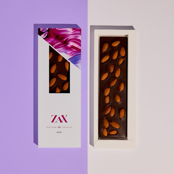 JOU MILK ALMOND – Mliečna čokoláda s mandľami