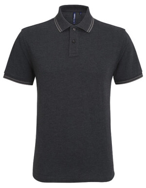 Pánske polo tričko Fit Tipped Polo - Reklamnepredmety