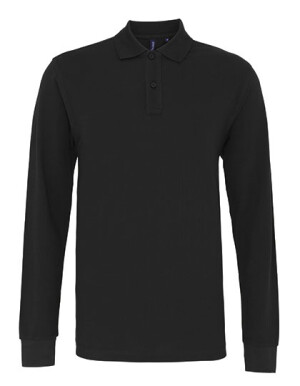 Pánske polo tričko s dlhým rukávom klasického strihu - Reklamnepredmety