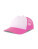 Detská šiltovka Kid Rapper-S — biela, fuchsia One Size