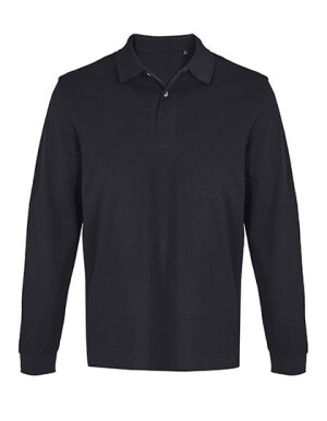 Unisex polo tričko s dlhým rukávom Pacific - Reklamnepredmety