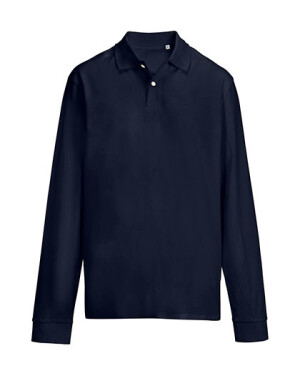 Unisex polo tričko s dlhým rukávom Pacific - Reklamnepredmety