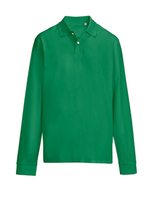 Unisex polo tričko s dlhým rukávom Pacific - Reklamnepredmety