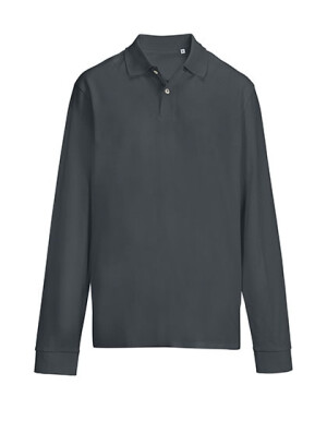 Unisex polo tričko s dlhým rukávom Pacific - Reklamnepredmety