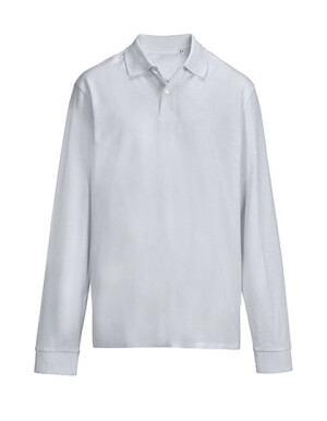 Unisex polo tričko s dlhým rukávom Pacific - Reklamnepredmety