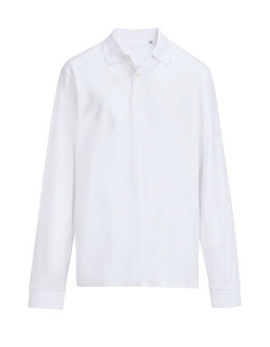 Unisex polo tričko s dlhým rukávom Pacific - Reklamnepredmety