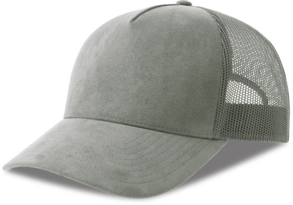 5 panelová Trucker šiltovka Rapper Suede-S