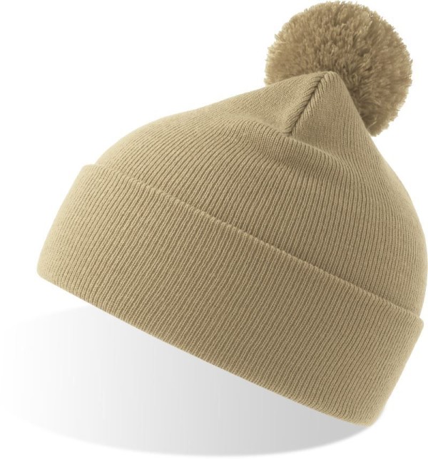 Pletená čiapka s brmbolcom Wind-S Pompom
