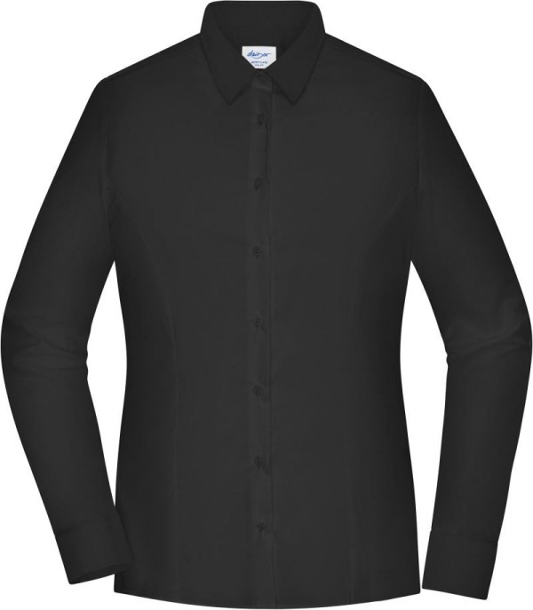 Popelínová blúzka slim fit s dlhým rukávom Daiber | JN 1371