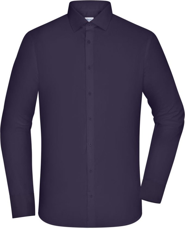 Popelínová košeľa slim fit s dlhým rukávom Daiber | JN 1372