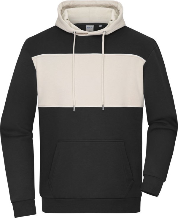 Mikina s kapucňou "Colour-Block" z bio bavlny Daiber | 8051