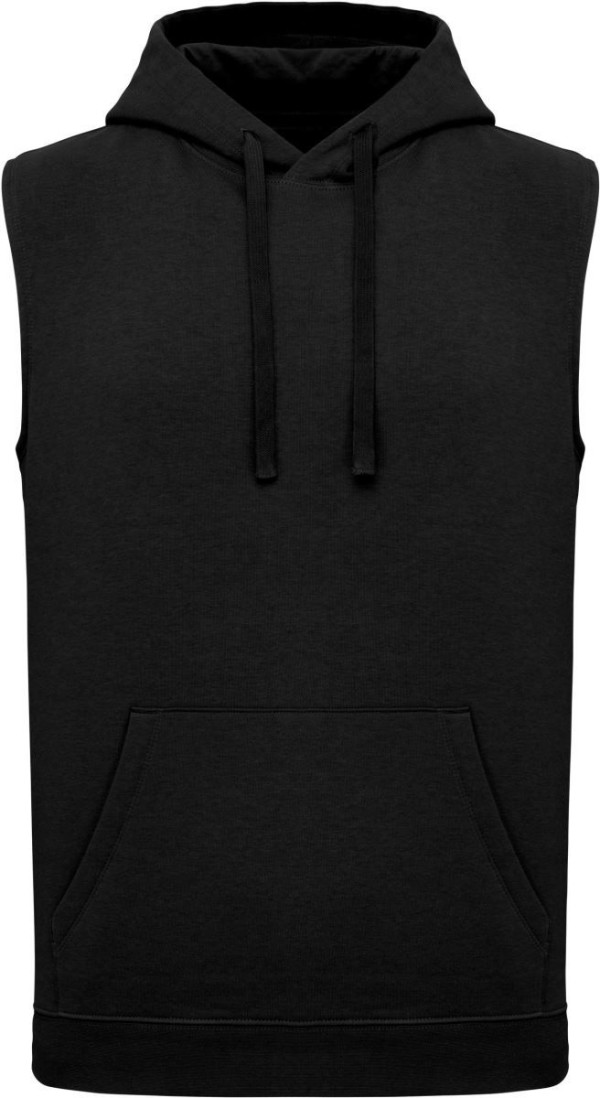 Unisex mikina s kapucňou bez rukávov ProAct PA 393