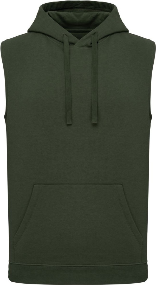 Unisex mikina s kapucňou bez rukávov ProAct PA 393
