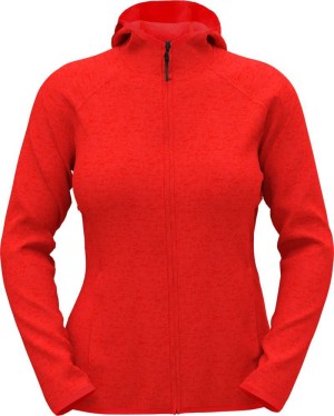 Dámska pletená fleecová bunda s kapucňou Lux Knit Fleece Jacket Women - Reklamnepredmety