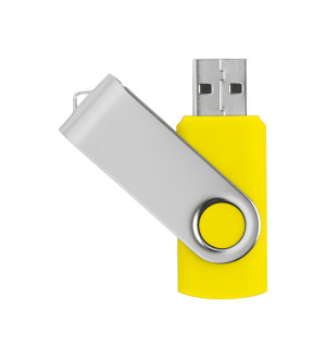 TwistDrive USB flash disk — žltá 20×58×10 mm
