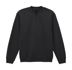 Mäkká fleece mikina pre dospelých so 1/4 zipsom - Reklamnepredmety