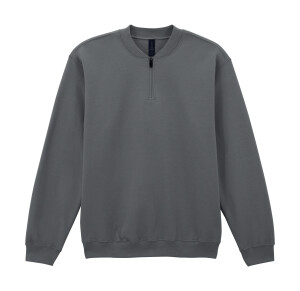 Mäkká fleece mikina pre dospelých so 1/4 zipsom - Reklamnepredmety