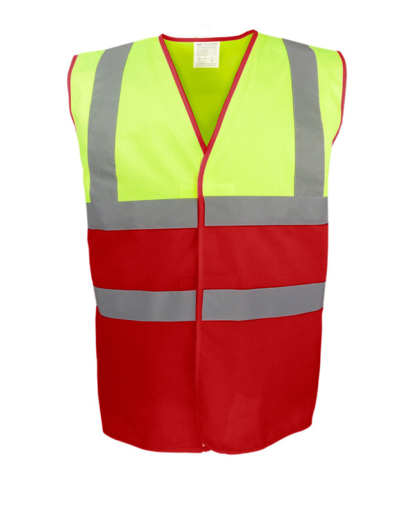 Hi-Vis dvojfarebná vesta