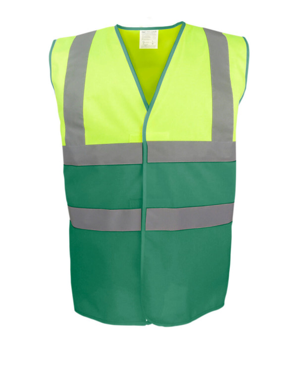 Hi-Vis dvojfarebná vesta