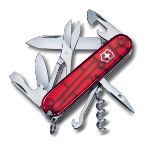 Vreckový nožík Climber transparentný Victorinox - Reklamnepredmety
