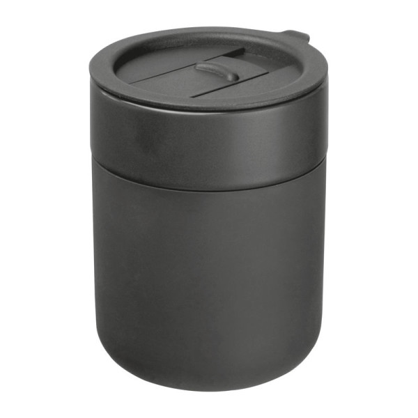 Keramický hrnček so silikónovým povrchom, 340ml