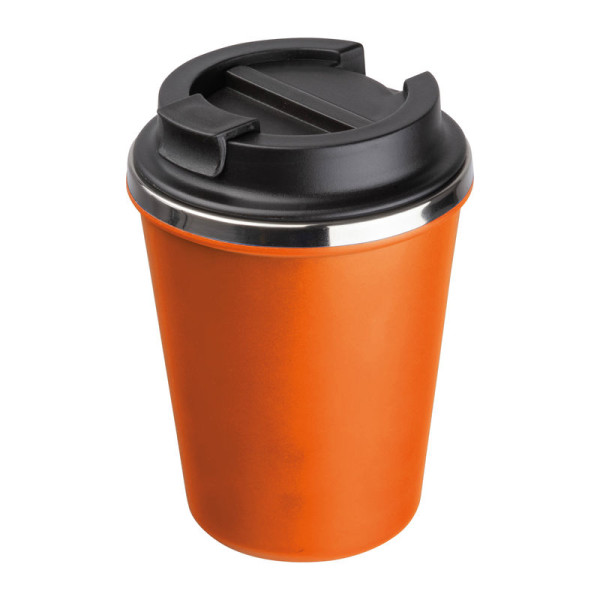 Dvojstenný termohrnček z nerezovej ocele, 350 ml
