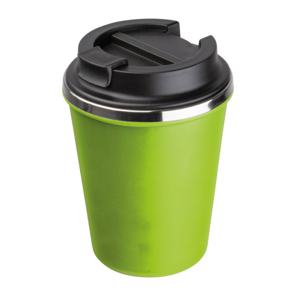 Dvojstenný termohrnček z nerezovej ocele, 350 ml