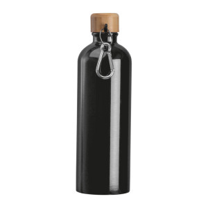 Nerezová fľaša s karabínou, 750 ml - Reklamnepredmety