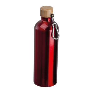 Nerezová fľaša s karabínou, 750 ml - Reklamnepredmety