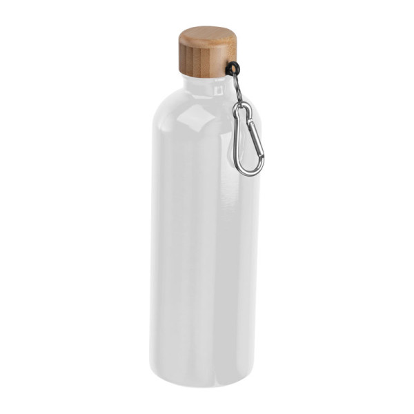 Nerezová fľaša s karabínou, 750 ml