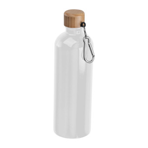 Nerezová fľaša s karabínou, 750 ml - Reklamnepredmety
