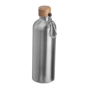 Nerezová fľaša s karabínou, 750 ml - Reklamnepredmety