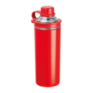 Dvojstenná nerezová fľaša Monza, 500 ml - Reklamnepredmety