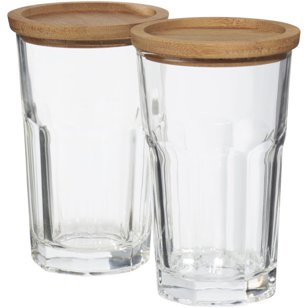 Dvojdielna sada pohárov s podložkou Linden